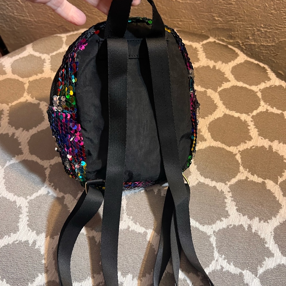 Sequin Multicolor Backpack Y2k Mini Festival Even… - image 6